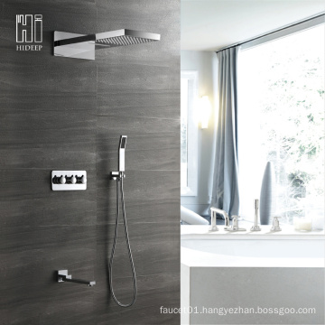 Wall Mounted Four Function Concealed Shower Faucet